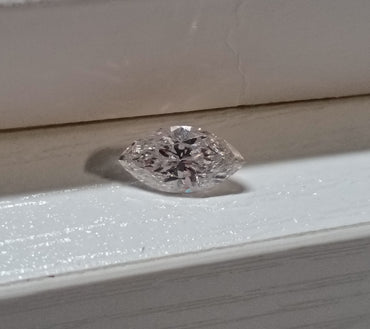 0.67 CT Marquise Cut Natural Diamond H-I I2