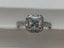 1.00 Princess Cut Natural Diamond Platinum Ring I I1