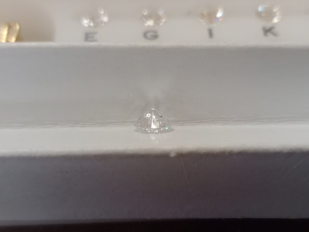 0.74 Round Brilliant Cut Natural Diamond FG I1