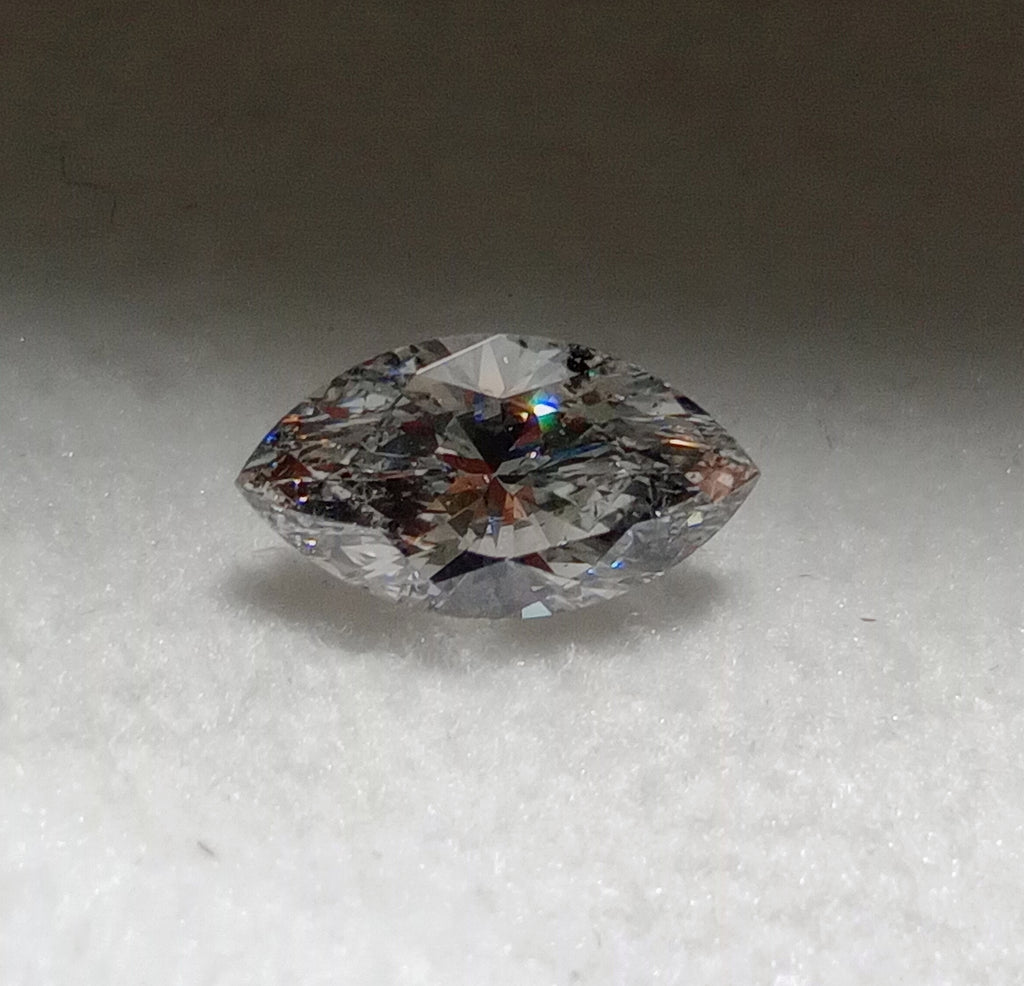 0.74 CT Marquise Cut Natural Diamond G-H I2