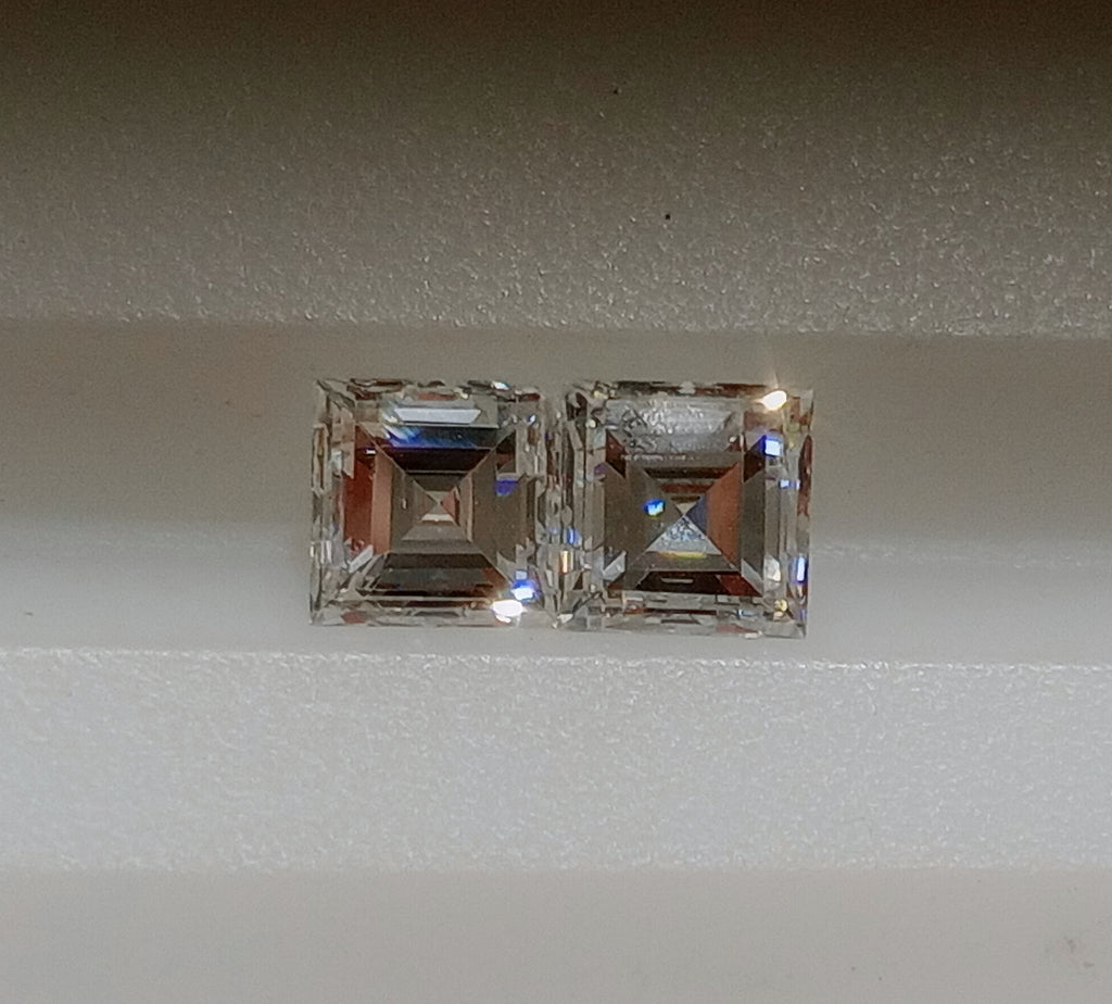 0.97 TCTW Square Brilliant Natural Diamond H-I VS