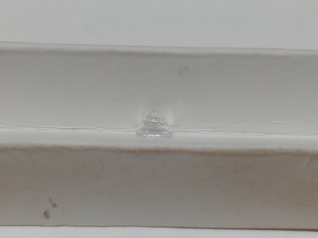 0.74 CT GIA Princess Cut Natural Diamond F VVS2