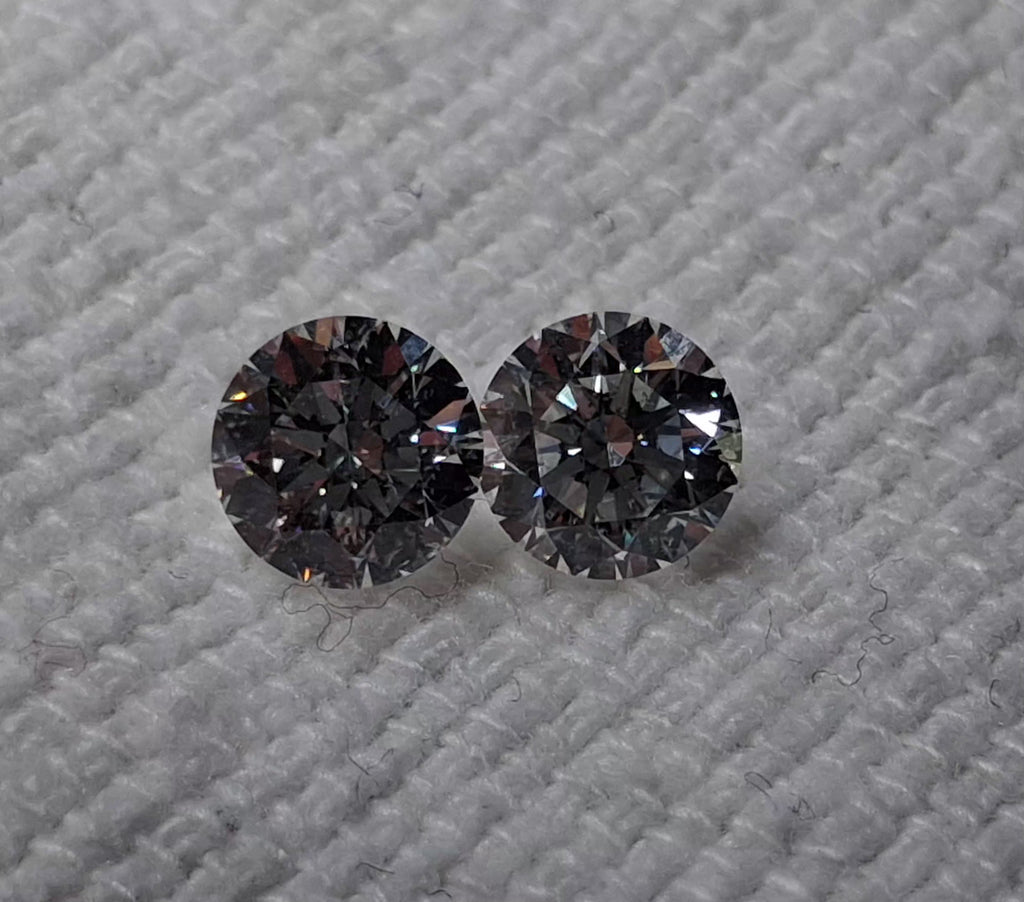 GIA 1.40 CTW Natural Round G-H I1-SI2 XXX Matched Pair