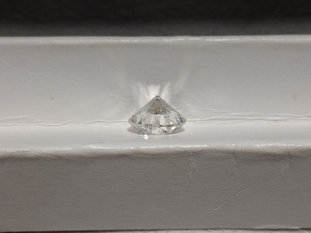 HRD 2.00 CT Natural Round Brilliant F P1 EX EX VG