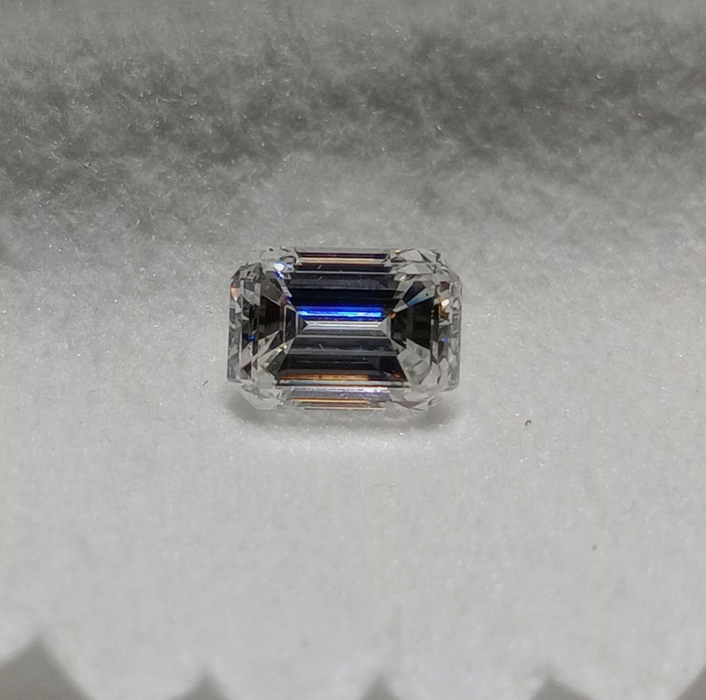 0.70 CT Emerald Cut Natural Diamond H-I SI1-SI2