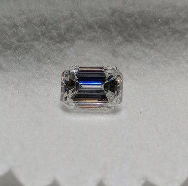 0.70 CT Emerald Cut Natural Diamond H-I SI1-SI2