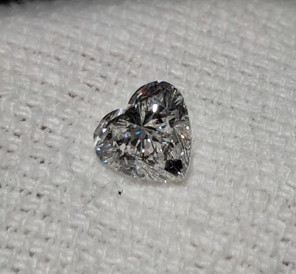 GIA 1.20 CT Natural Heart G SI2 EX-VG