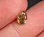 1.00 CT Natural Imperfect Pear yellow-greenish brown