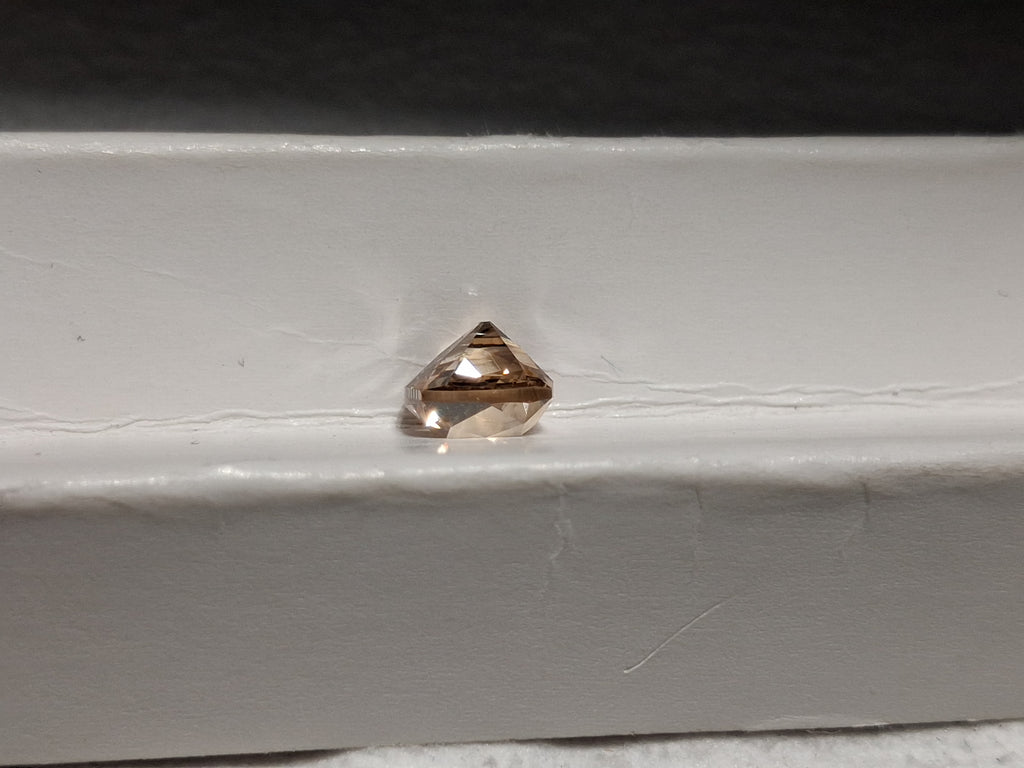 GIA 1.52 CT Natural Old Mine Brilliant Dark Yellow-Brown VS2