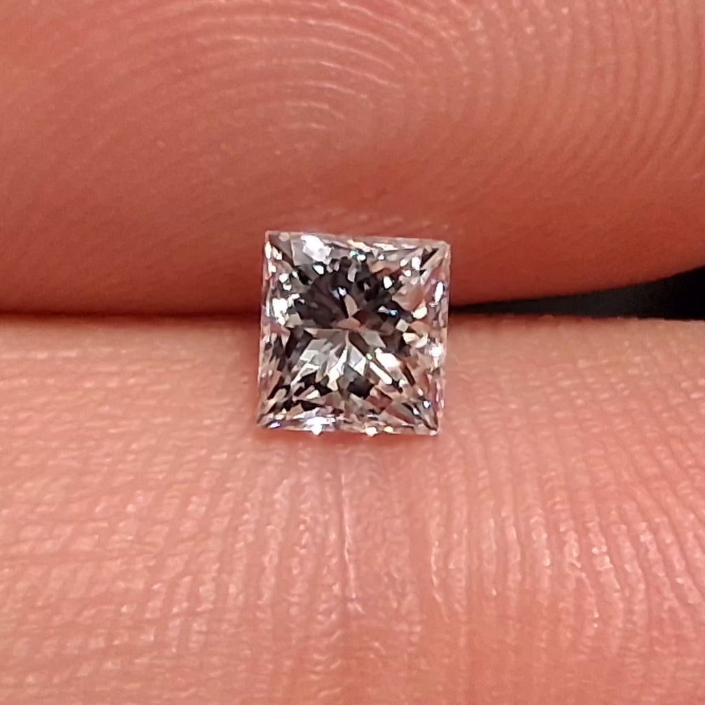 1/2 Carat Natural Princess Cut Diamond H I1