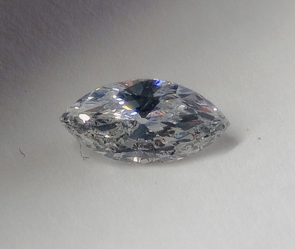 0.53 CT Marquise Cut Natural Diamond G-H I1