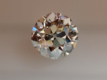 4.34 CT Old European Brilliant Cut Natural Diamond, K, I1