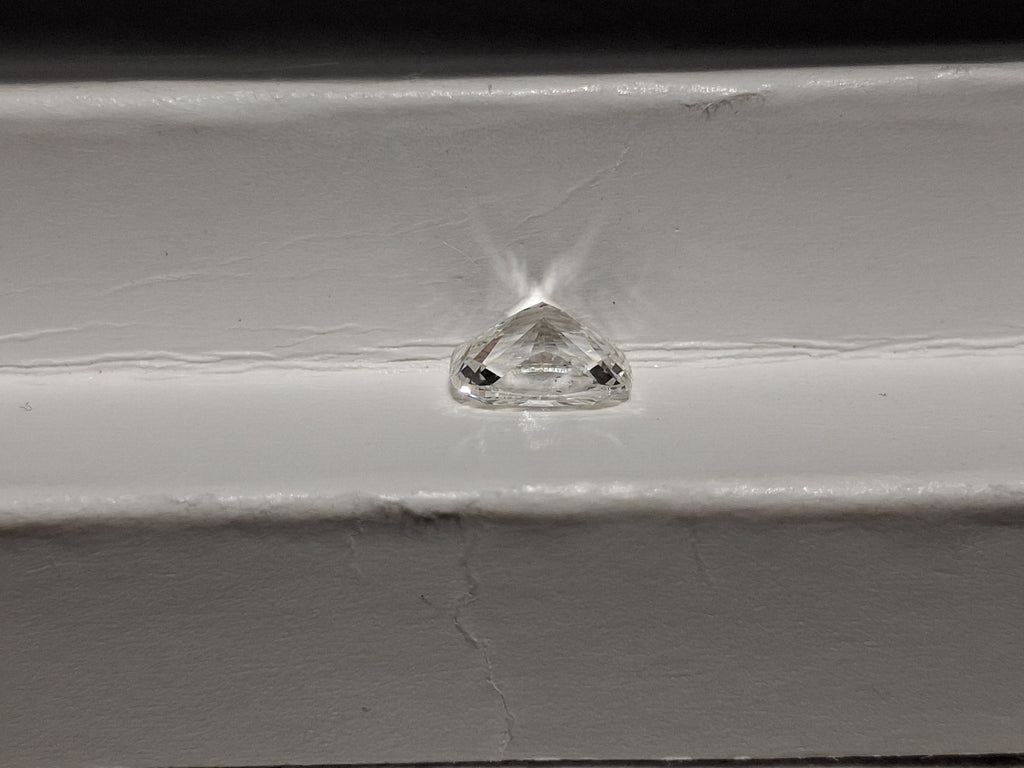 GIA 1.20 CT Natural Elongated Cushion H SI2 EX EX