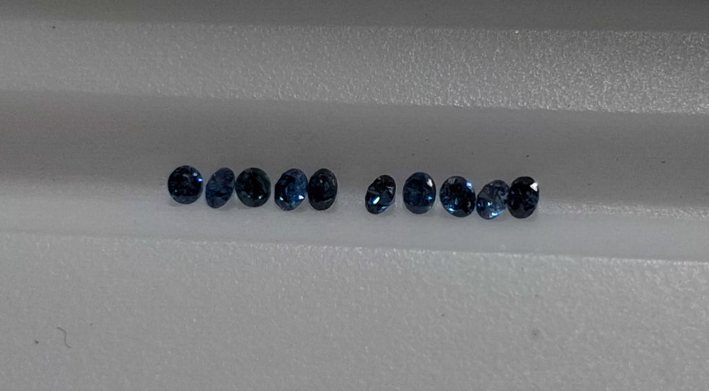 13.40 CT parcel Blue treated Imperfect Diamonds