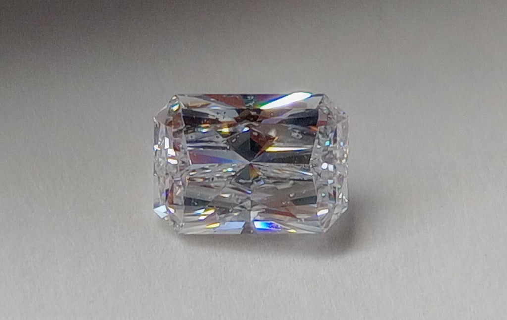 .90CT GIA Natural Elongated Radiant Diamond D SI2 XX
