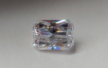 .90CT GIA Natural Elongated Radiant Diamond D SI2 XX