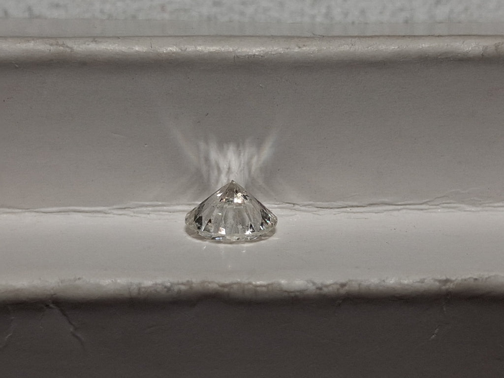 0.96 CT Round Brilliant Natural H-I SI2