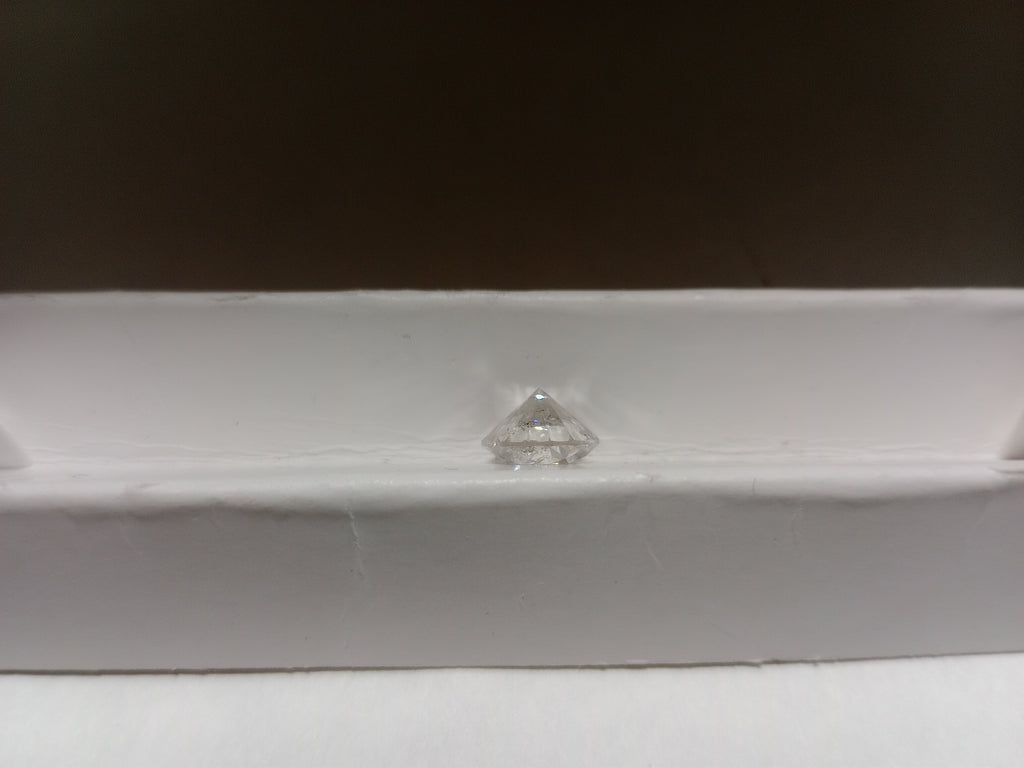2.02 CT IGI Round Brilliant Natural Diamond G I1 XX