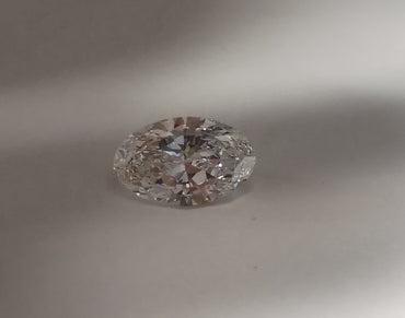 0.91 CT GIA Oval Shaped Natural Diamond E VVS1 Color Treated