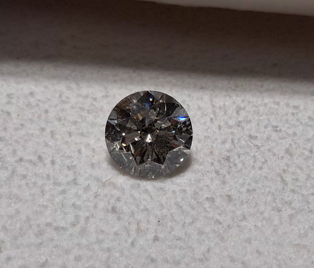 IGI 1.51 CT Natural Round Brilliant Cut K I1 XXX