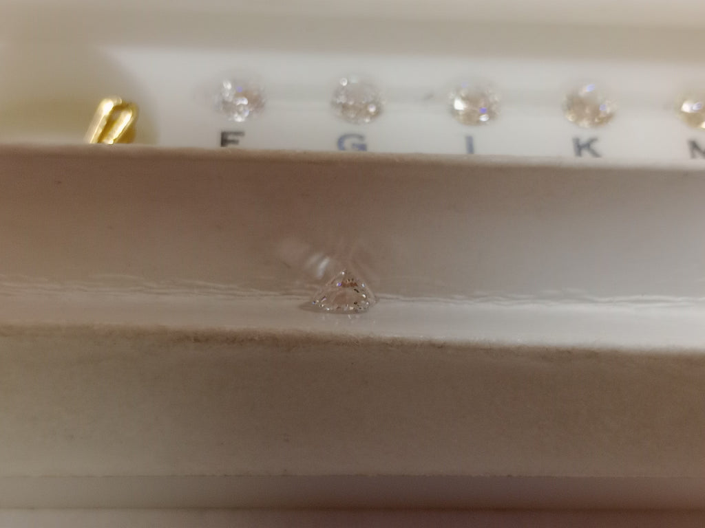 0.70 CT Round Diamond, DE, I1