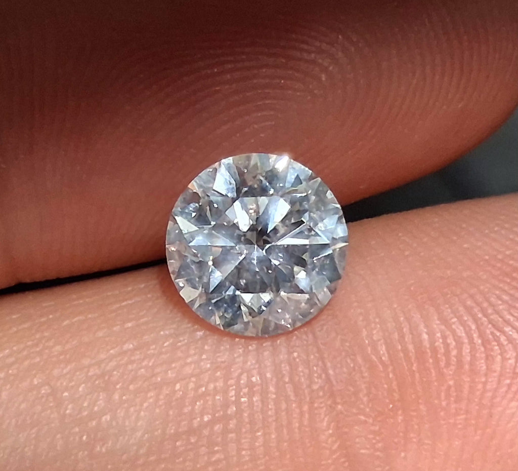HRD 2.00 CT Natural Round Brilliant F P1 EX EX VG