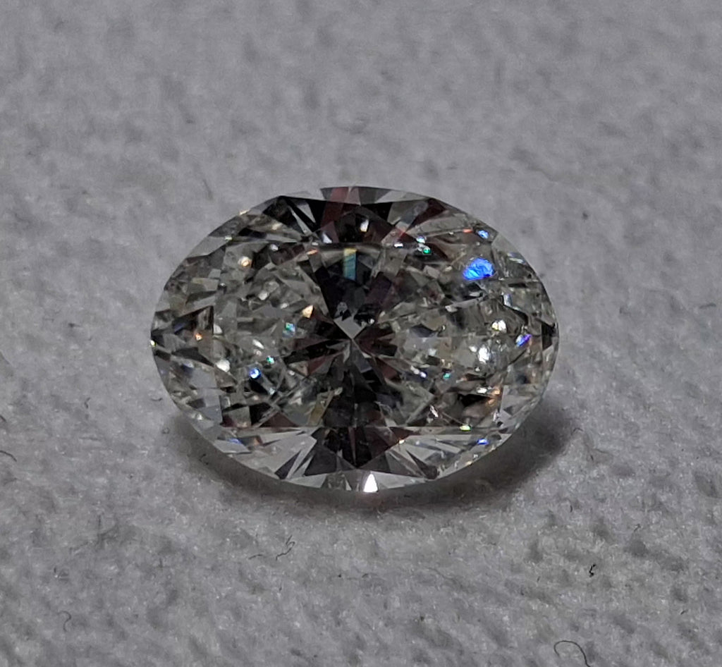 2.00 CT GIA Oval Brilliant Natural Diamond I SI2
