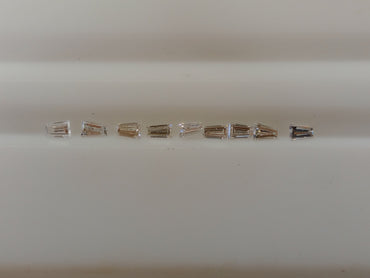 0.95 TCW White VS Tapered Baguette Parcel AVG .10