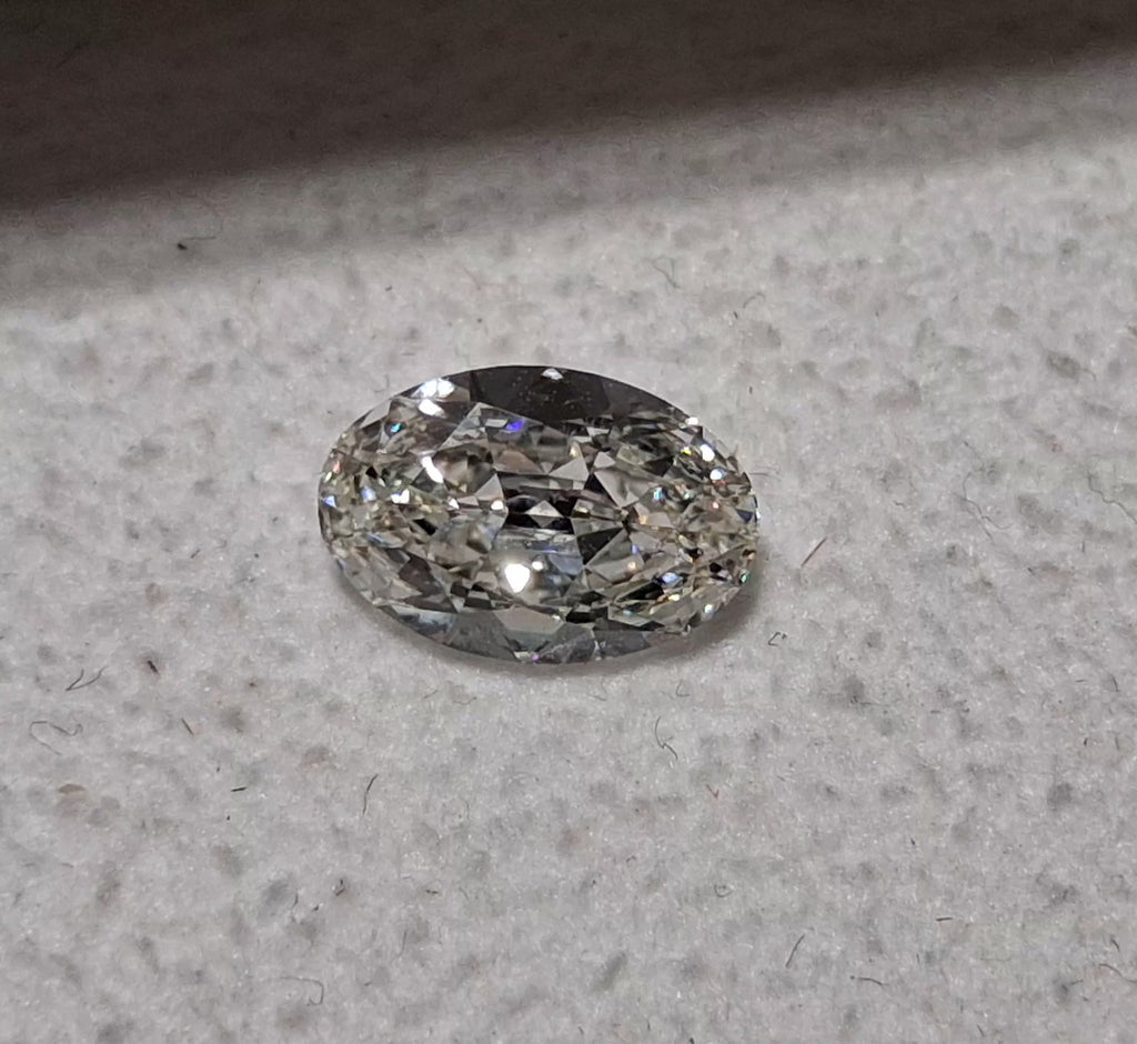 GIA 1.01 CT Natural Oval Brilliant I SI1 EX EX