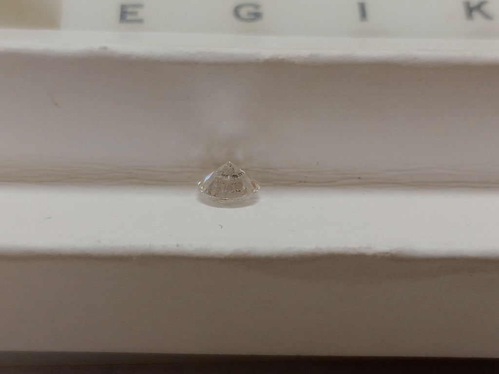 0.51 CT Natural Round Brilliant IJ I1