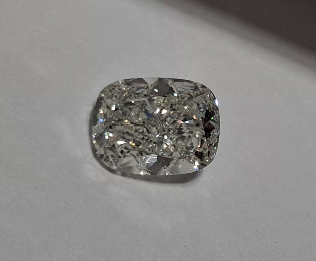 GIA 2.01 CT Natural Long Cushion J SI2 EX VG