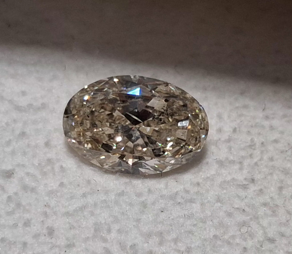 IGI 1.70 Natural Oval Brilliant L SI2 VG EX EX
