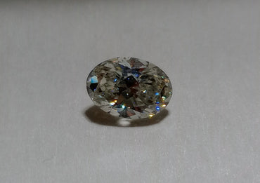 1.00 CT GIA Oval Cut Natural Diamond I SI1
