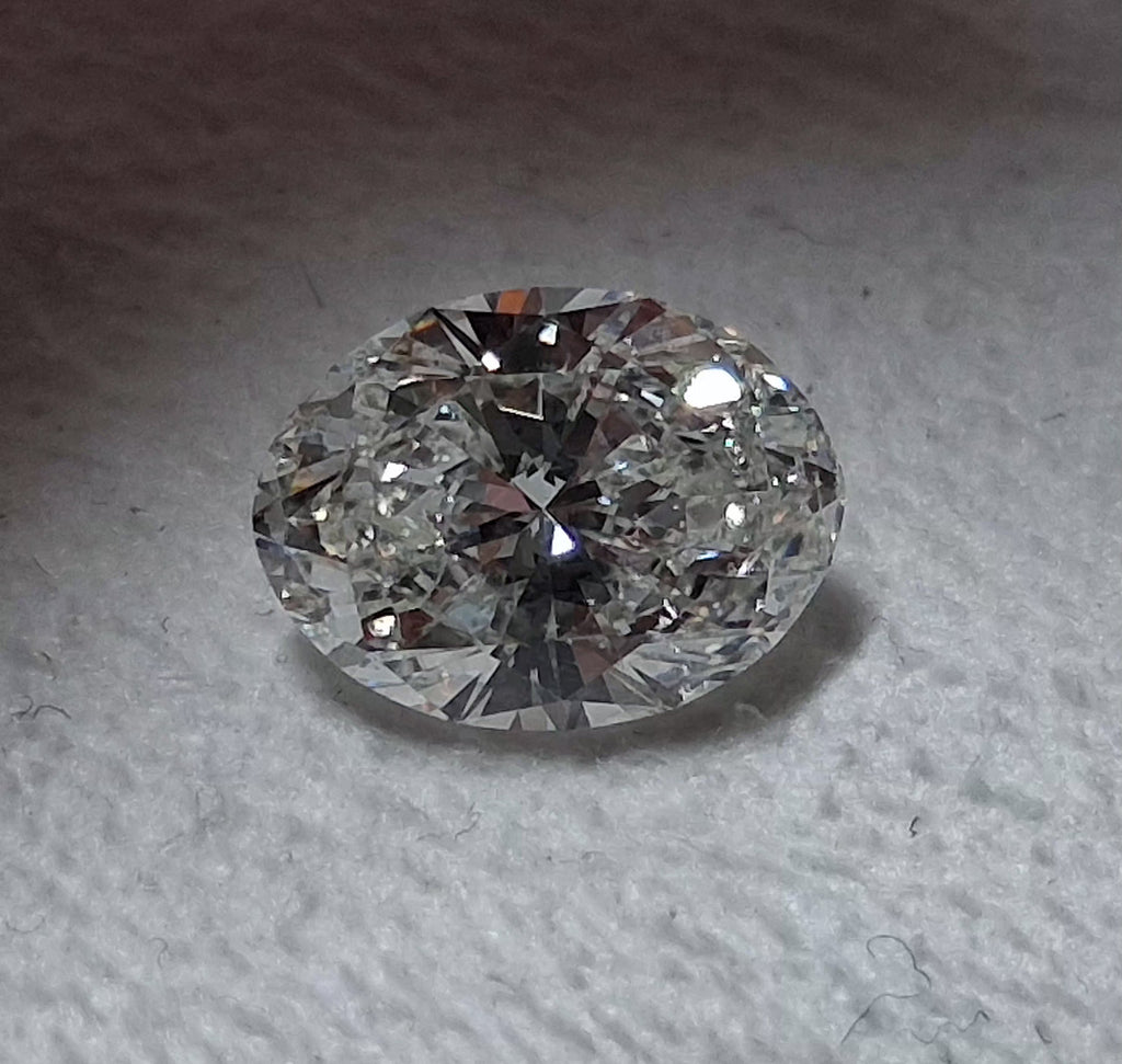 2.00 CT GIA Oval Brilliant Natural Diamond I SI2