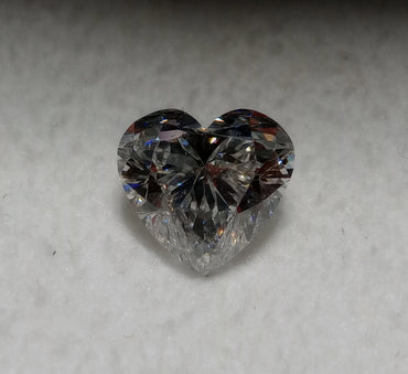 2.01 CT HRD Heart Brilliant Natural Diamond F SI2 XX
