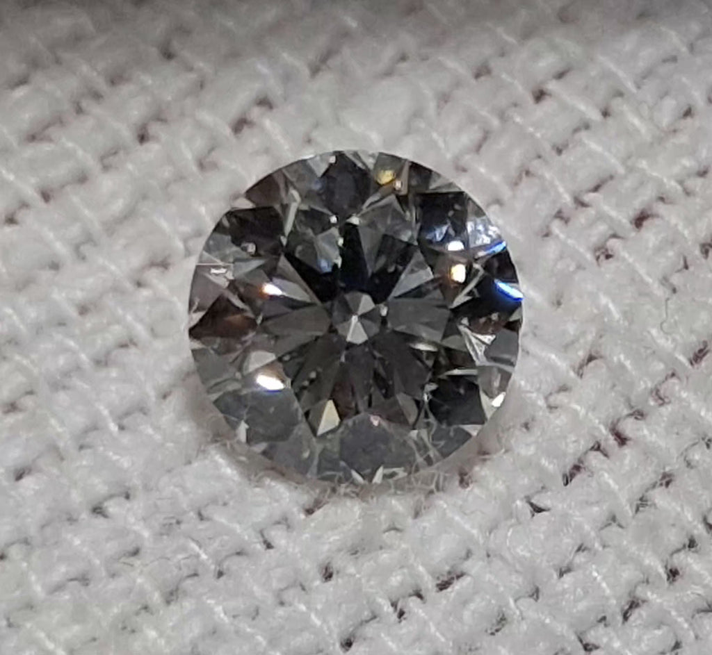 GIA 1.00 CT Natural Round H SI2 EX-VG-EX