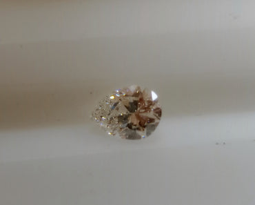 0.57 CT Natural Pear F-G VS