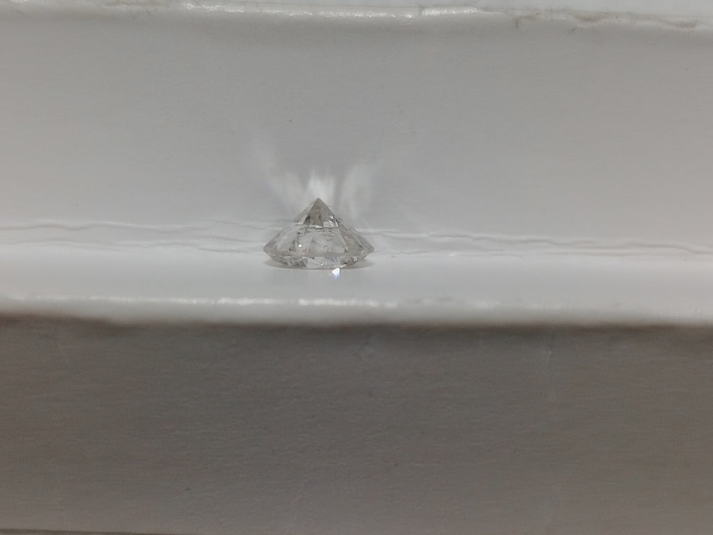 0.67 CT Round Brilliant Natural Diamond H-I I1