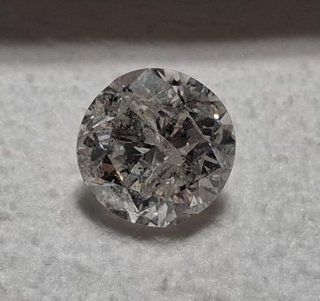 2.49 CT Natural Round Brilliant G-H Imperfect