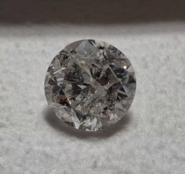2.49 CT Natural Round Brilliant G-H Imperfect