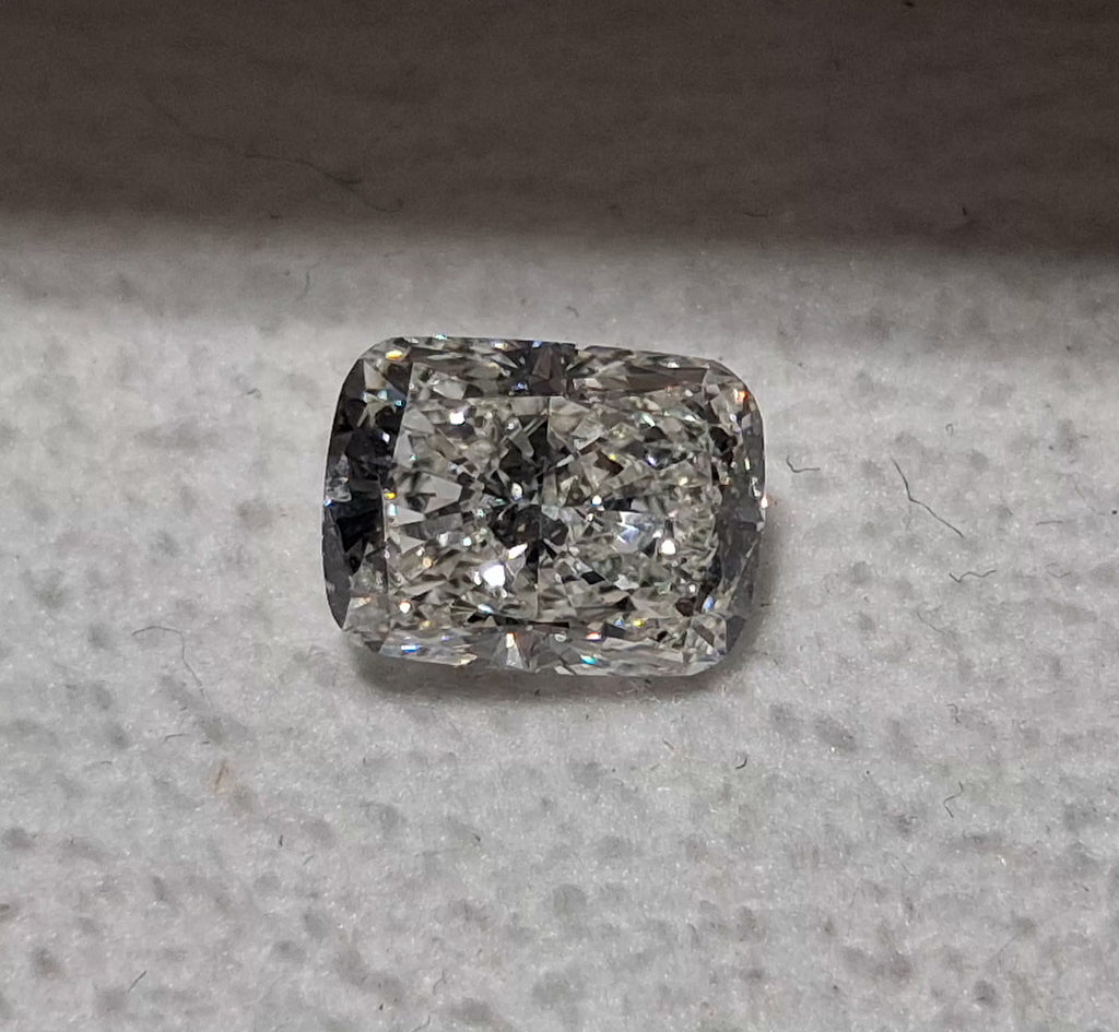 GIA 1.51 CT Natural Elongated Cushion Modified Brilliant J SI2 XX