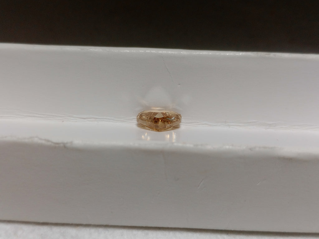 1.08 CT IGI Heart Rose Cut Natural Diamond Y-Z VS2
