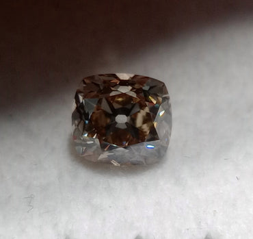 1.01 CT GIA Cushion Brilliant Natural Diamond Y-Z Light Brown VS1