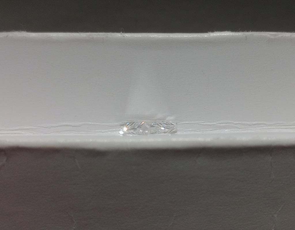 0.70 CT GIA Modified Triangular Portrait Cut Natural Diamond D VS2