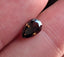 1.01 CT Natural Dark Orangish-Red SI+ Pear Cut Diamond