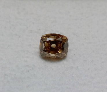 1.01 CT GIA Cushion Brilliant Natural Diamond Fancy Yellow-Brown VS1