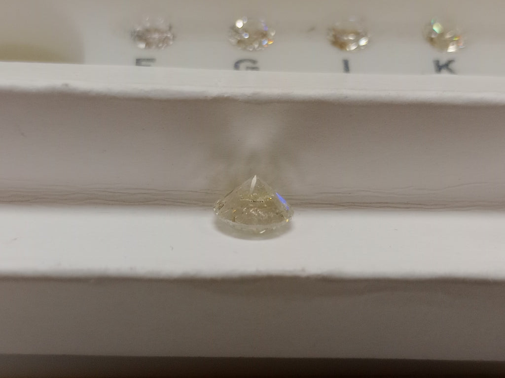 1.62 CT Natural Round Brilliant KL I2 *Fracture Filled*