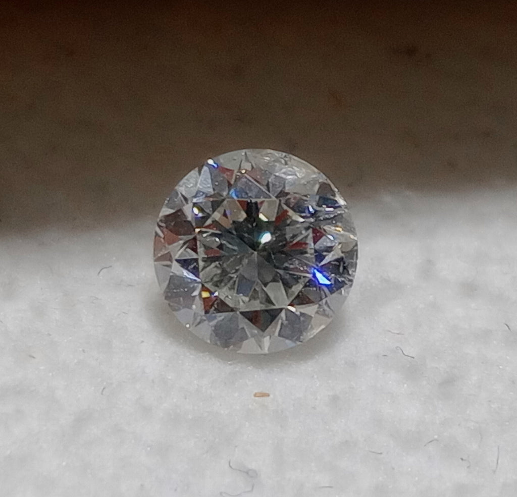 0.50 CT Round Brilliant Natural Diamond G-H I1