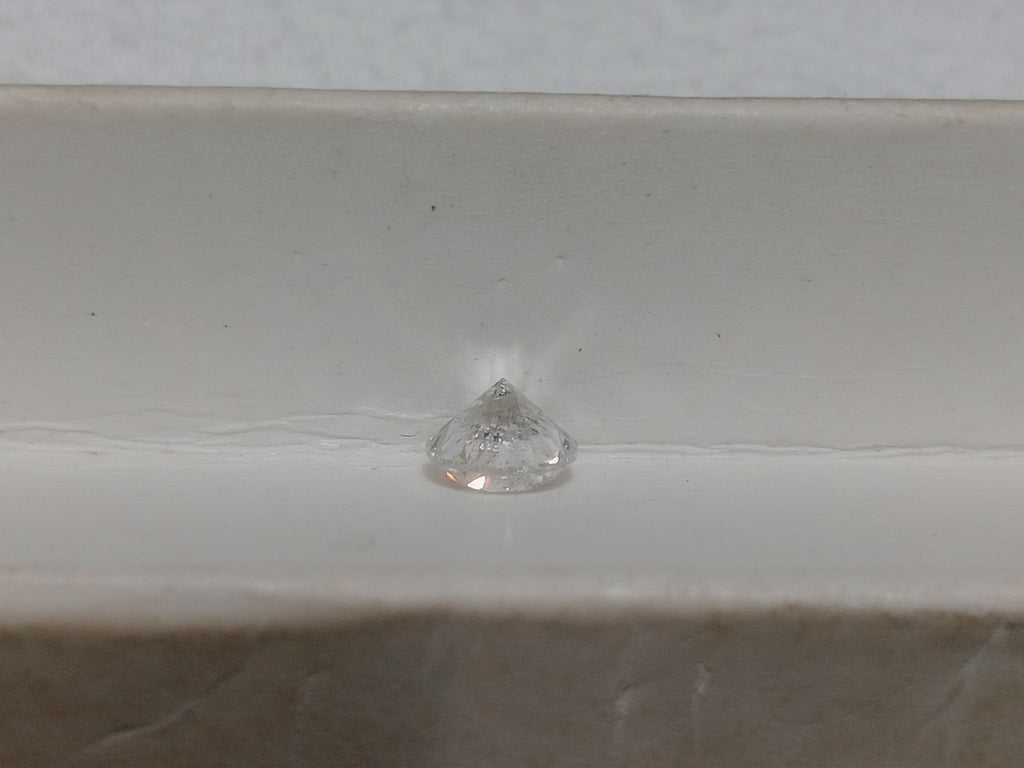 0.52 CT Round Brilliant Natural Diamond F-G I1-I2