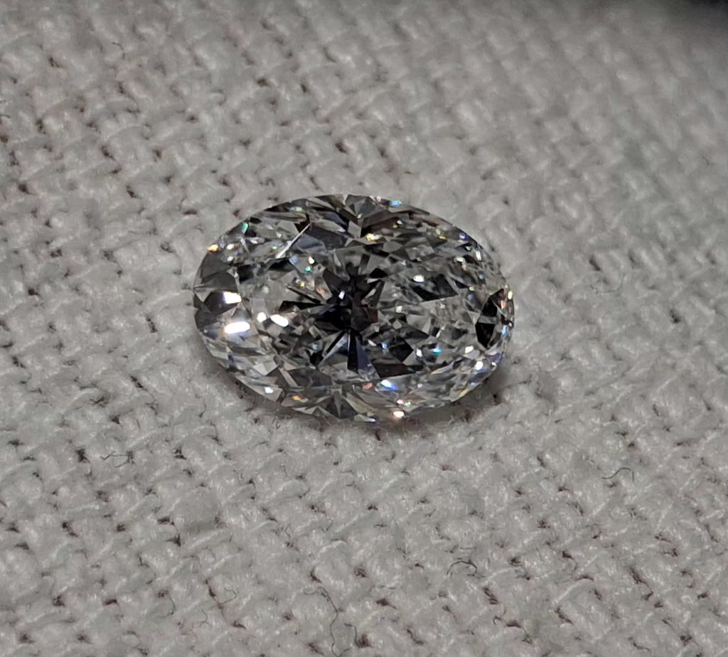GIA 1.51 CT Natural Oval D SI2